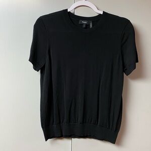 Theory Black Knit Tee